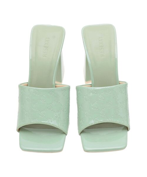 RESEXXY（リゼクシー）の「エンボスロゴサンダル（サンダル・レディース・ブラック/グリーン・SMALL/MEDIUM/LARGE）」の13枚目の写真