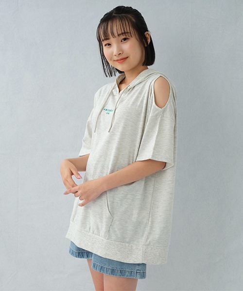 LOVETOXIC（ラブトキシック）の「肩あきBIGTパーカ（パーカー）」 - WEAR