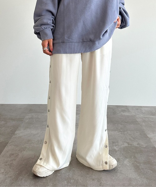 apres jour mignon（アプレジュールミニョン）の「バスケパンツ【ZOZOTOWN限定アイテム】（その他パンツ・レディース・ブラック/グレー/オフホワイト/チャコールグレー/ブラウン系その他・MEDIUM/SMALL/X-LARGE）」の6枚目の写真