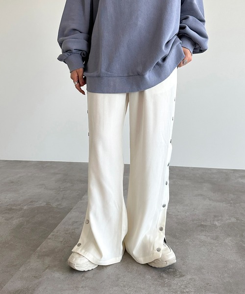 apres jour mignon（アプレジュールミニョン）の「バスケパンツ【ZOZOTOWN限定アイテム】（その他パンツ・レディース・ブラック/グレー/オフホワイト/チャコールグレー/ブラウン系その他・MEDIUM/SMALL/X-LARGE）」の7枚目の写真