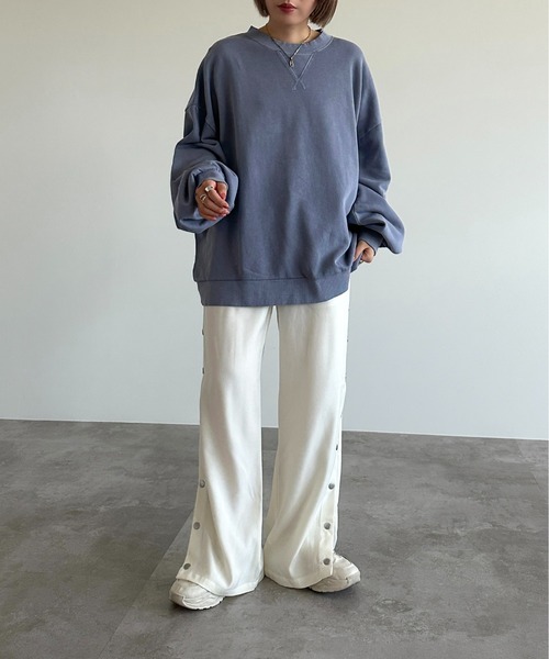 apres jour mignon（アプレジュールミニョン）の「バスケパンツ【ZOZOTOWN限定アイテム】（その他パンツ・レディース・ブラック/グレー/オフホワイト/チャコールグレー/ブラウン系その他・MEDIUM/SMALL/X-LARGE）」の10枚目の写真