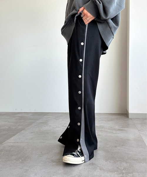 apres jour mignon（アプレジュールミニョン）の「バスケパンツ【ZOZOTOWN限定アイテム】（その他パンツ・レディース・ブラック/グレー/オフホワイト/チャコールグレー/ブラウン系その他・MEDIUM/SMALL/X-LARGE）」の16枚目の写真