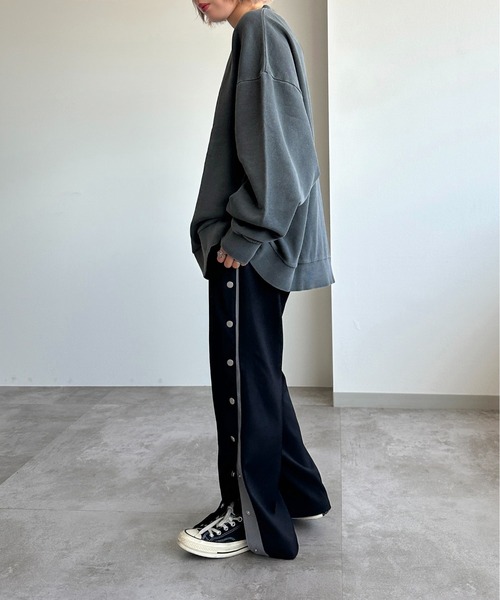 apres jour mignon（アプレジュールミニョン）の「バスケパンツ【ZOZOTOWN限定アイテム】（その他パンツ・レディース・ブラック/グレー/オフホワイト/チャコールグレー/ブラウン系その他・MEDIUM/SMALL/X-LARGE）」の19枚目の写真