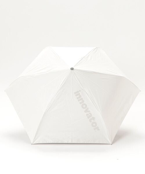 innovator（イノベーター）の「【 innovator / イノベーター 】 晴雨兼用自動開閉傘 アンブレラ 55㎝ 熱中症対策 IN-55WJP OGW（折りたたみ傘・レディース・ホワイト/シルバー・FREE）」の5枚目の写真