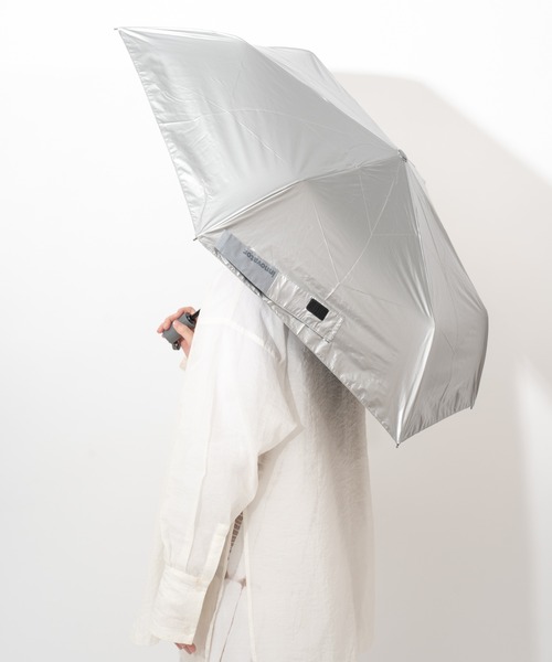 innovator（イノベーター）の「【 innovator / イノベーター 】 晴雨兼用自動開閉傘 アンブレラ 55㎝ 熱中症対策 IN-55WJP OGW（折りたたみ傘・レディース・ホワイト/シルバー・FREE）」の8枚目の写真