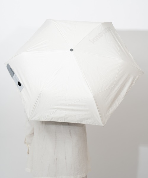 innovator（イノベーター）の「【 innovator / イノベーター 】 晴雨兼用自動開閉傘 アンブレラ 55㎝ 熱中症対策 IN-55WJP OGW（折りたたみ傘・レディース・ホワイト/シルバー・FREE）」の11枚目の写真