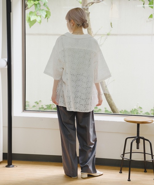 WHIMSIC（ウィムジック）の「【UNISEX】フラワーパターンレース