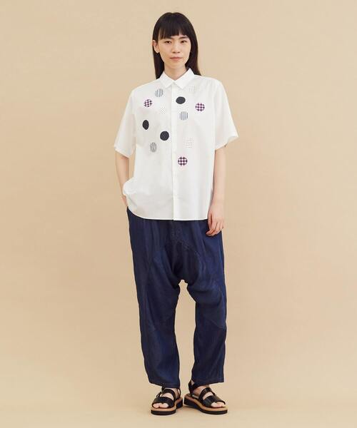 FRAPBOIS（フラボア）の「パウダーデニム パンツ（その他パンツ・レディース・グレー/ブルー・1）」の9枚目の写真