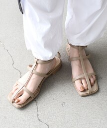 SHIPS | * スリム ストラップ サンダル 22.5～25.5cm◆(サンダル)