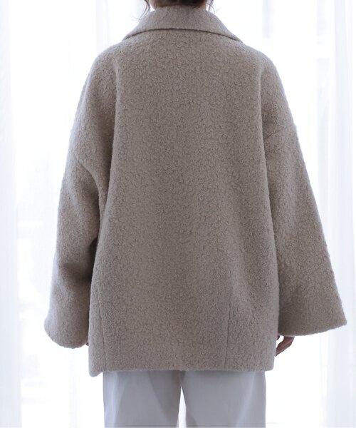 frames RAY CASSIN（フレームスレイカズン）の「フェイクリングウールテーラードコート（その他アウター・レディース・モカ/ベージュ・FREE）」の11枚目の写真