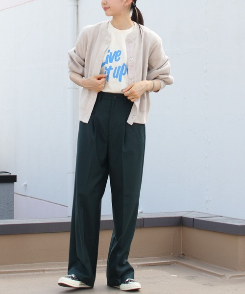 THE SHINZONE（ザ　シンゾーン）の「THE SHINZONE/シンゾーン　スラックス　TW SLACKS 23AMSPA05（スラックス・レディース・ネイビー/グリーン/ナチュラル・32/34/36）」の17枚目の写真