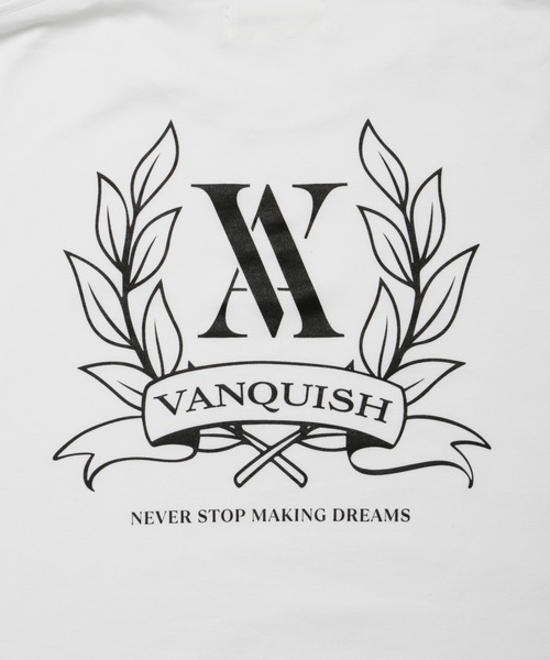 VANQUISH / ヴァンキッシュ Ribbon with Laurel Wreath 半袖Tシャツ（Tシャツ/カットソー）｜VANQUISH（ヴァンキッシュ）