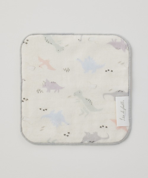 lien de famille (リヤンドファミーユ)の「オーガニックコットンミニタオル(その他ベビー用品・キッズ・グリーン系その他/ブルー系その他/イエロー/ピンク/ホワイト系その他/その他/グレー系その他/ブラウン系その他/イエロー系その他/スモークピンク・ONE SIZE)」の3枚目の写真