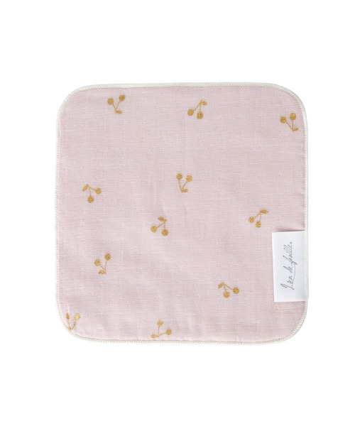 lien de famille (リヤンドファミーユ)の「オーガニックコットンミニタオル(その他ベビー用品・キッズ・グリーン系その他/ブルー系その他/イエロー/ピンク/ホワイト系その他/その他/グレー系その他/ブラウン系その他/イエロー系その他/スモークピンク・ONE SIZE)」の1枚目の写真