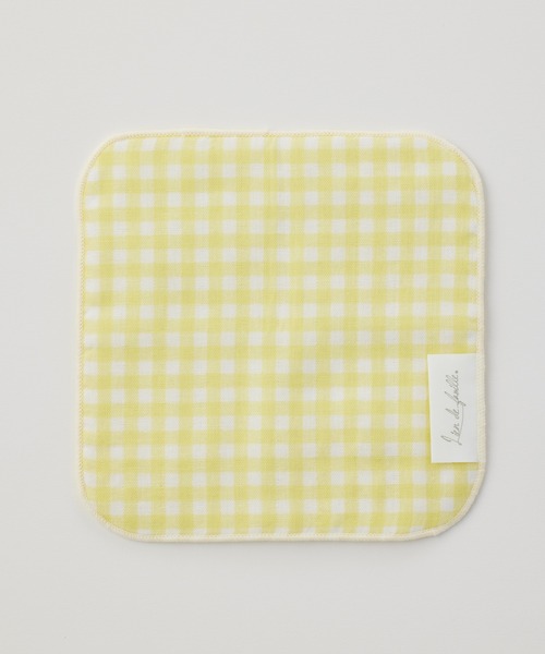 lien de famille (リヤンドファミーユ)の「オーガニックコットンミニタオル(その他ベビー用品・キッズ・グリーン系その他/ブルー系その他/イエロー/ピンク/ホワイト系その他/その他/グレー系その他/ブラウン系その他/イエロー系その他/スモークピンク・ONE SIZE)」の7枚目の写真