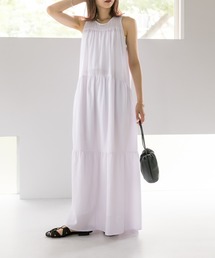 mystic | 【サイズ展開あり】バックシャンティアードワンピース(ワンピース)