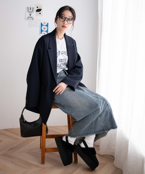 WEGO（ウィゴー）の「WEGO/フェイクムートンサボ（スリッポン・レディース・ベージュ/ブラック・MEDIUM/LARGE）」の4枚目の写真