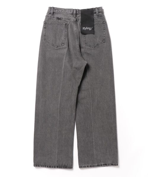 styling/(スタイリング)の「サイドシームレス デニムパンツ(デニムパンツ・レディース・グレー/インディゴブルー・0/1/2)」の3枚目の写真