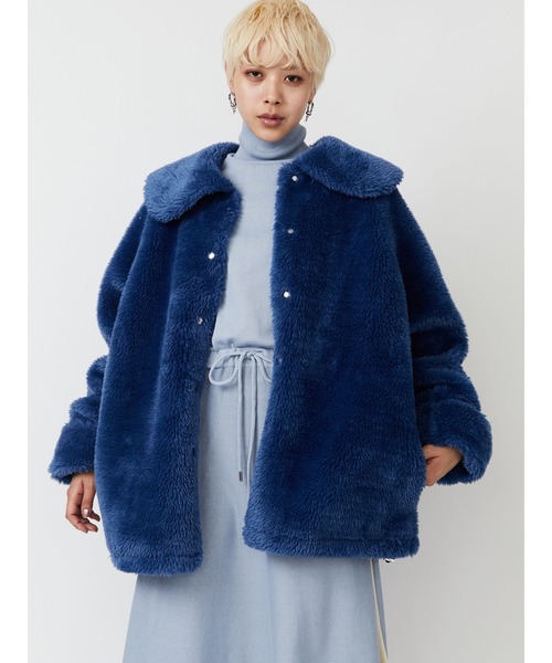 PAMEO POSE（パメオポーズ）の「Madeleine Coat（その他アウター・レディース・イエロー/ピンク/ブルー・FREE）」の9枚目の写真