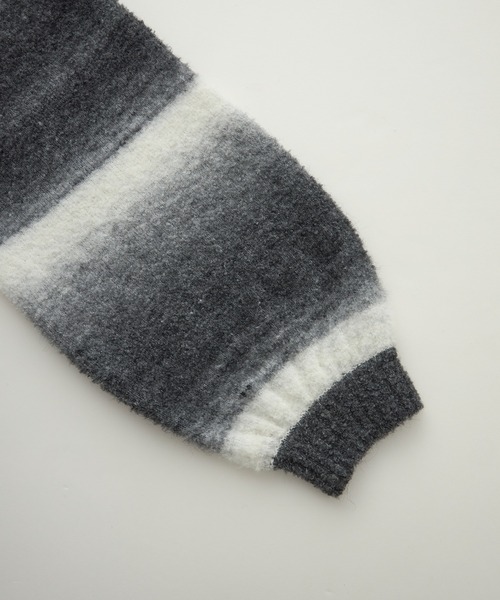 【cussil/クシル】ハイファンクショナルニット ワイドバルーンスリーブ ルーズ セーター（ニット/セーター）｜cussil（クシル）