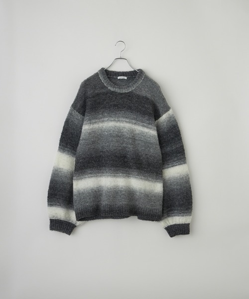 【cussil/クシル】ハイファンクショナルニット ワイドバルーンスリーブ ルーズ セーター（ニット/セーター）｜cussil（クシル）