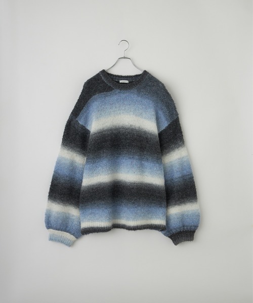 【cussil/クシル】ハイファンクショナルニット ワイドバルーンスリーブ ルーズ セーター（ニット/セーター）｜cussil（クシル）