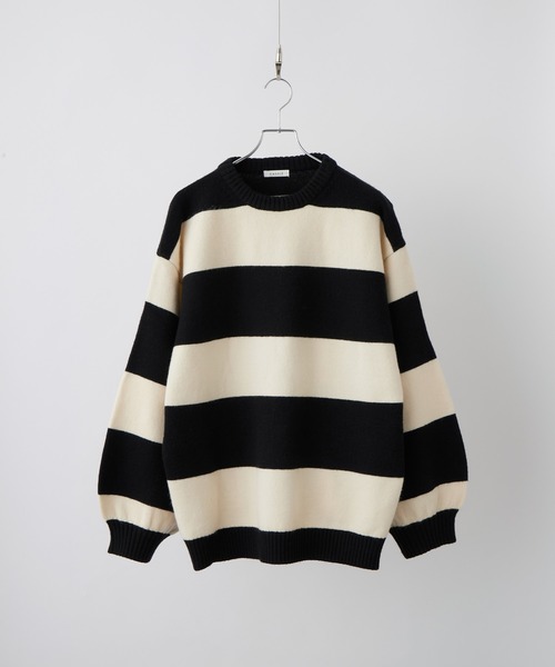 【cussil/クシル】ハイファンクショナルニット ワイドバルーンスリーブ ルーズ セーター（ニット/セーター）｜cussil（クシル）