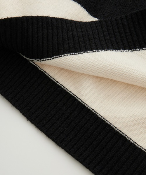 【cussil/クシル】ハイファンクショナルニット ワイドバルーンスリーブ ルーズ セーター（ニット/セーター）｜cussil（クシル）