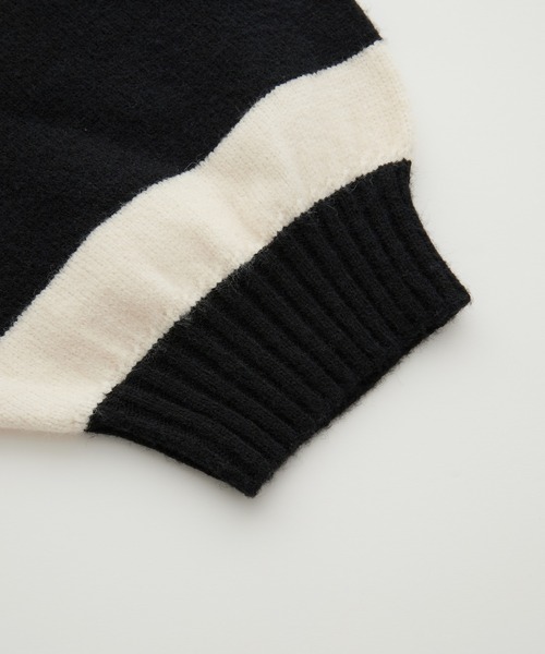 【cussil/クシル】ハイファンクショナルニット ワイドバルーンスリーブ ルーズ セーター（ニット/セーター）｜cussil（クシル）