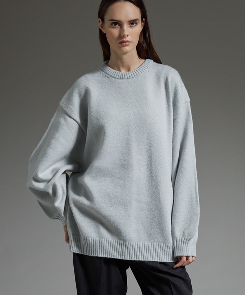 セール】【cussil/クシル】ハイファンクショナルニット ワイドバルーン