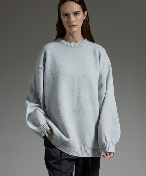 新品タグ付✨ADORE SWEAT 2024 プルオーバー 定価3万 セール】【cussil/クシル】ハイファンクショナルニット ワイドバルーン