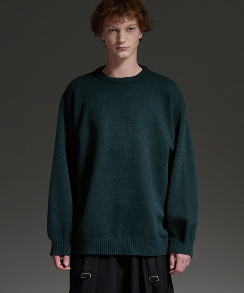 cussil/クシル】ハイファンクショナルニット ワイドバルーンスリーブ