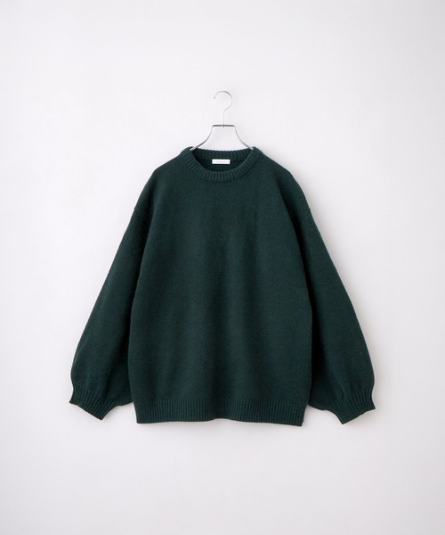 cussil/クシル】ハイファンクショナルニット ワイドバルーンスリーブ