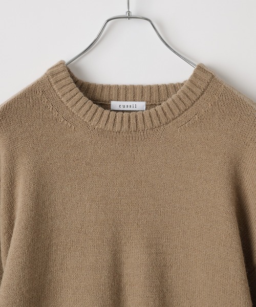 【cussil/クシル】ハイファンクショナルニット ワイドバルーンスリーブ ルーズ セーター（ニット/セーター）｜cussil（クシル）