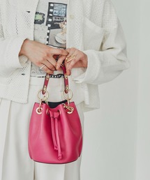 (MAXFLY)バケツ型巾着ショルダーバッグ