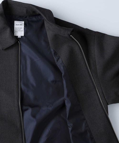 Right-on(ライトオン)の「【PLUS ONE】撥水ショートジップブルゾン(ブルゾン・メンズ・ブラック×グレー/ブラック・M/XL/L)」の11枚目の写真