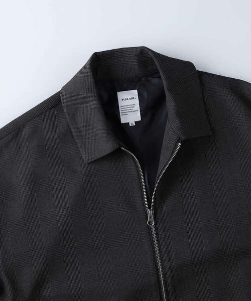 Right-on(ライトオン)の「【PLUS ONE】撥水ショートジップブルゾン(ブルゾン・メンズ・ブラック×グレー/ブラック・M/XL/L)」の13枚目の写真