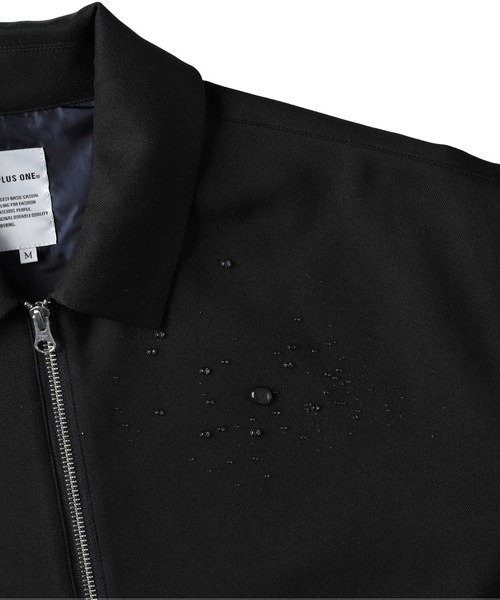 Right-on(ライトオン)の「【PLUS ONE】撥水ショートジップブルゾン(ブルゾン・メンズ・ブラック×グレー/ブラック・M/XL/L)」の14枚目の写真