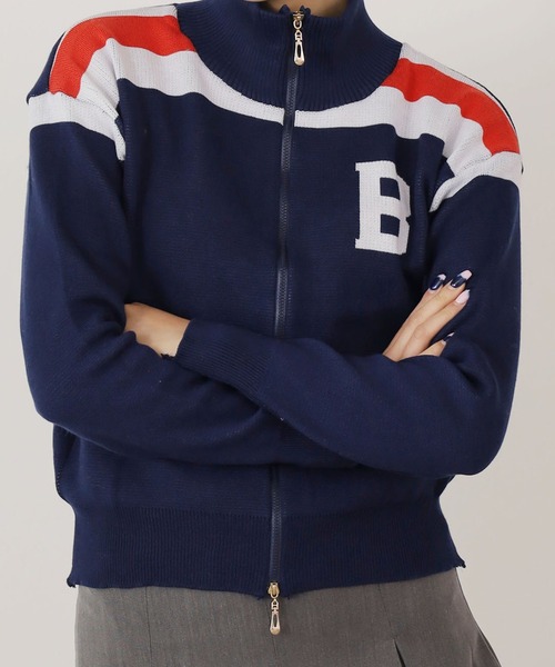 ROOPTOKYO（ループトウキョウ）の「COLLEGE HIGHNECK KNIT/カレッジハイネックニット（ニット/セーター・レディース・チャコール/ベージュ/ネイビー/グリーン・FREE）」の20枚目の写真