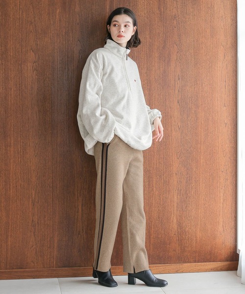 POLO BCS（ポロ ビーシーエス）の「【POLO BCS(ポロ・ビーシーエス)】コラボハーフZIPスウェット（スウェット・レディース・ナチュラル/ブルー/レッド/グレー/ネイビー・MEDIUM/LARGE）」の10枚目の写真