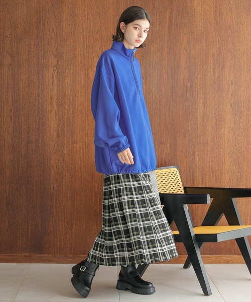 POLO BCS（ポロ ビーシーエス）の「【POLO BCS(ポロ・ビーシーエス)】コラボハーフZIPスウェット（スウェット・レディース・ナチュラル/ブルー/レッド/グレー/ネイビー・MEDIUM/LARGE）」の12枚目の写真