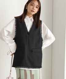 N.(N. Natural Beauty Basic) | ◆ライトツイードジレ(ベスト)