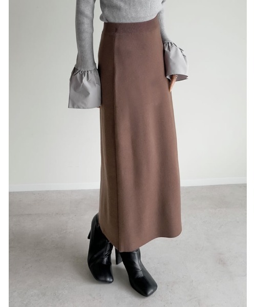 セール】[低身長サイズ有][洗濯機で洗える]ミラノリブナローニット