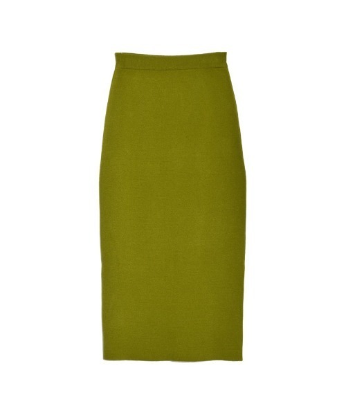 Re:EDIT（リエディ）の「[低身長サイズ有][洗濯機で洗える]ミラノリブナローニットスカート（スカート・レディース・アイボリー/チャコールグレー/ブラック/グリーン/ベージュ/レッド/ブラウン/レッド系その他・SHORT/LARGE/MEDIUM）」の6枚目の写真