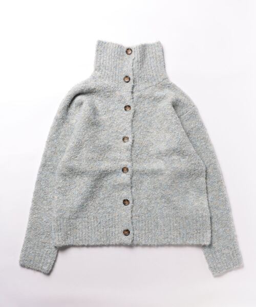 STYLEBLOCK（スタイルブロック）の「ブークレー2WAYニットカーディガン（カーディガン/ボレロ・レディース・イエロー/ミント/グレー/ライトベージュ/チャコールグレー・M）」の3枚目の写真
