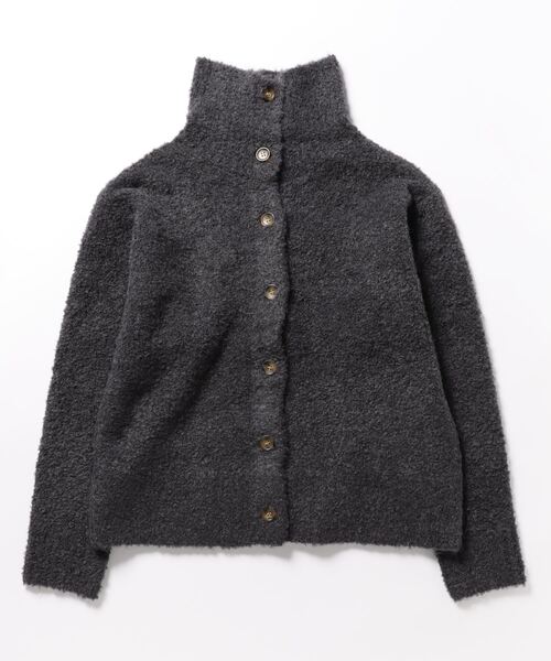 STYLEBLOCK（スタイルブロック）の「ブークレー2WAYニットカーディガン（カーディガン/ボレロ・レディース・イエロー/ミント/グレー/ライトベージュ/チャコールグレー・M）」の2枚目の写真