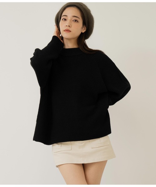 ANAP（アナップ）の「ベルト付きツイルスカパン（スカート・レディース・ブラック/カーキ/アイボリー・M/S）」の6枚目の写真