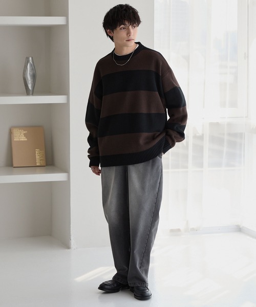 【NEIGHBORHOOD】ネイバーフット ジャガードニット 五芒星柄セーター NEIGHBORHOOD】ネイバーフット ジャガードニット 五芒星柄セーター