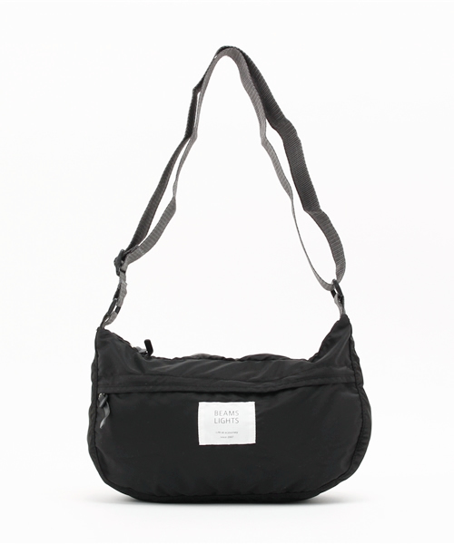 BEAMS LIGHTS Women's(ビームスライツ ウィメンズ)の「BEAMS LIGHTS / ポケッタブルショルダー(ショルダーバッグ・レディース・ライトグレー/ブラック・ONE SIZE)」の2枚目の写真