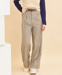 titty＆Co. PETIT | 【titty&Co.PETIT】【ZOZOTOWN限定アイテム】ハイウエストレッグパンツ(スラックス)